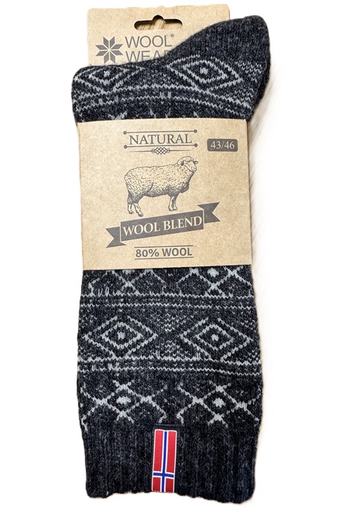 Original WOOLWEAR Wollsocken auf 80% Schurwolle