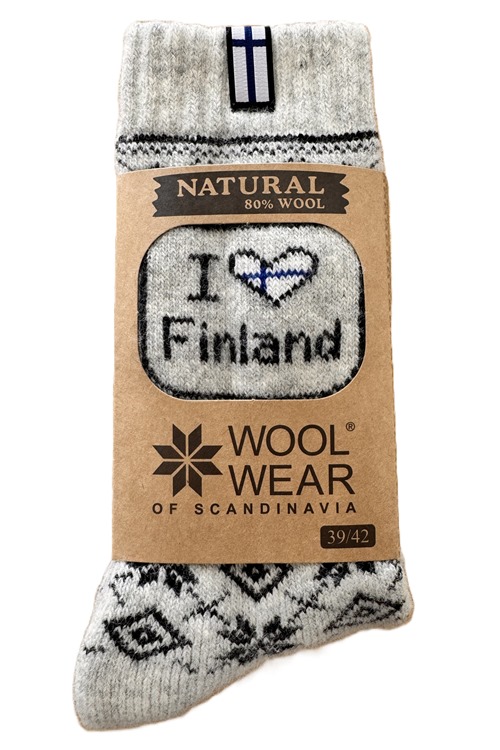 Wollsocken 80% Lammwolle von WOOLWEAR of Scandinavia