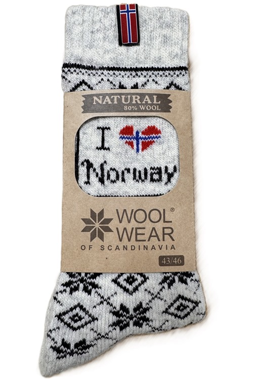 80% Lammwolle Wollsocken von WOOLWEAR of Scandinavia