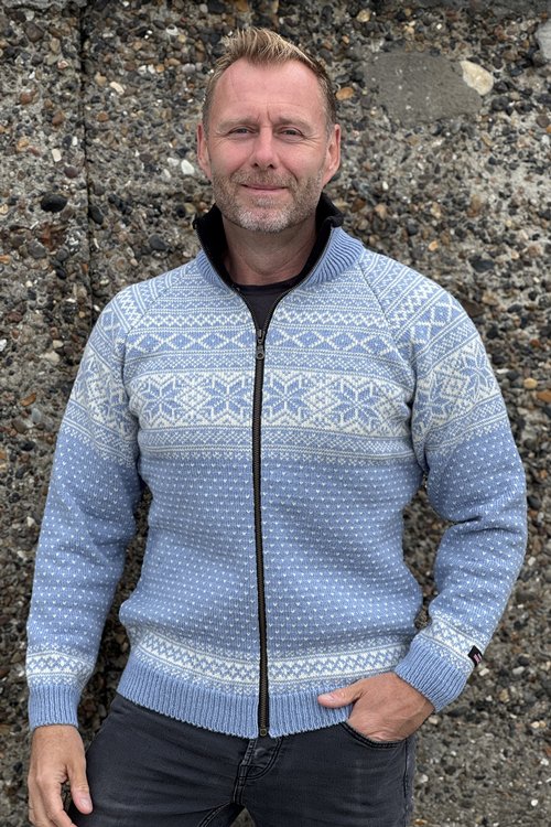 Original norweger strickjacke aus 100% Schurwolle von NORWOOL