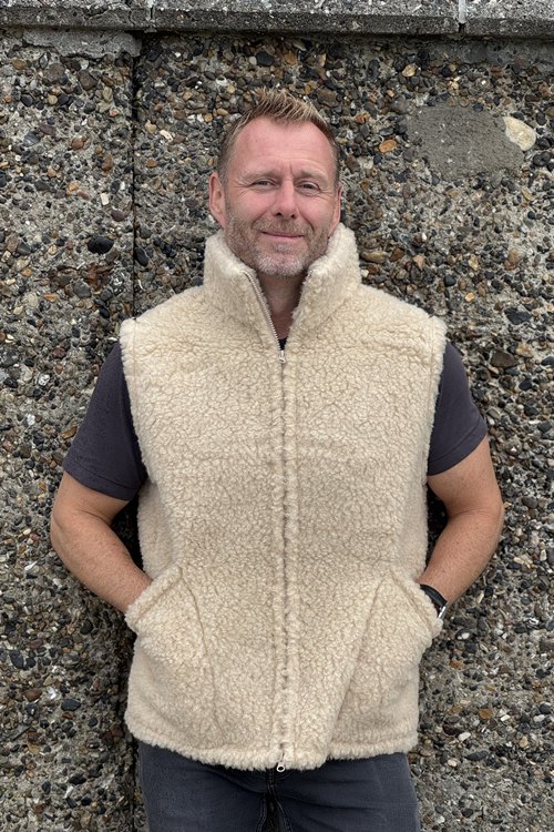 Dicke Wollweste aus 100% Merinowolle - Bodywarmer by WOOLWEAR