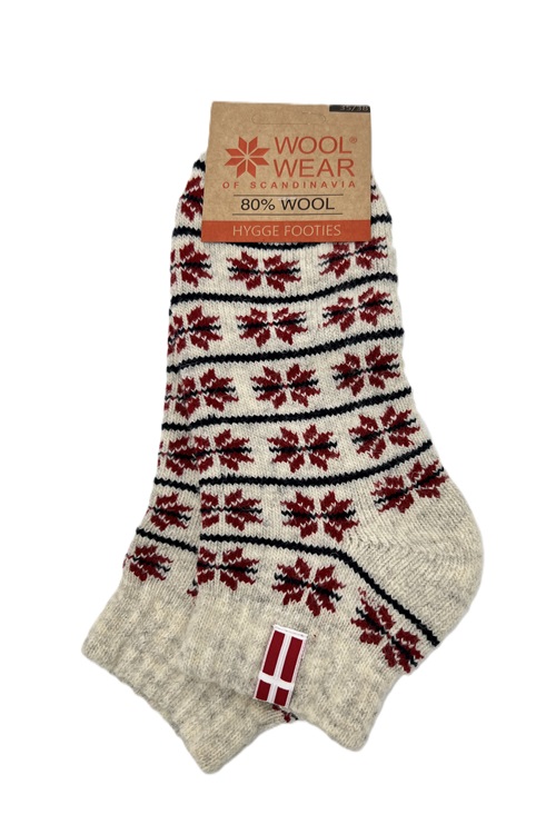 Robuste Ankelsocken auf 80% Schurwolle von WOOLWEAR of Scandinavia