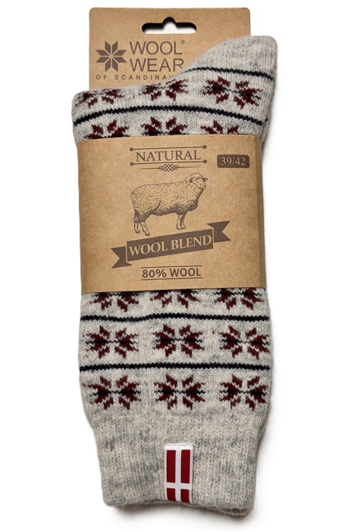 Robuste Wollsocken auf 80% Schurwolle von WOOLWEAR of Scandinavia