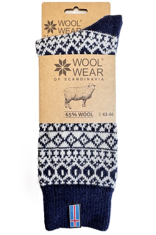 Norweger Wollsocken aus 80% Kammwolle von WOOLWEAR of Scandinavia