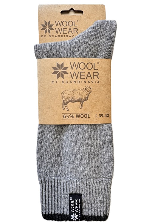 Wollsocken von WOOLWEAR of Scandinavia aus 80% Kammwolle