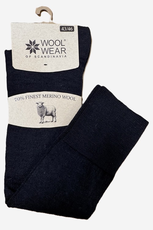 Warme Kniestrümpfe aus 70% finer merinowolle von WOOLWEAR of Scandinavia